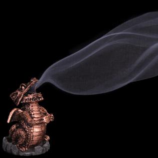 Smoking Dragon Cone Burner - Copper - Click Image to Close